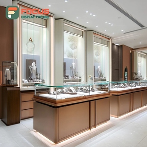 Custom Mall Jewelry Store Fixtures Tempered Glass Panel Jewelry Shop Showcase Cabinet - Product Image 3
