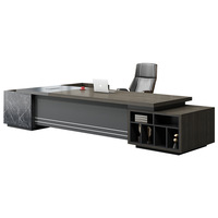 Meubles de bureau, table et chaise combinées, 2,6 m, 2,8 m, 3,2 m, tables d'ordinateur de bureau, meubles de bureau, grand patron