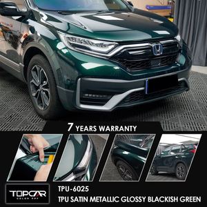 Aventurine vert TPU voiture vinyle Wrap en gros PPF couleur de la carrosserie auto-cicatrisant anti-rayures changement de couleur caractéristiques voiture noire - Product Image 3