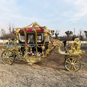 Calèche royale électrique populaire de haute qualité pour mariages et visites touristiques, capacité 6 personnes, avec pneus en caoutchouc massif - Product Image 2
