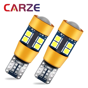 19SMD 3030-type SMD LED Chip pour voiture Ampoule LED <span class=keywords><strong>T10</strong></span> 12V LED Signal Light Amber Lights Position Lamp Parking City Light - Product Image 1