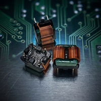Inductor de modo común de alambre plano horizontal Zhongwei SQ1010-2MH/1.5A 2mH, filtro de línea de alta frecuencia EMI 1.5A 50kHz-1MHz