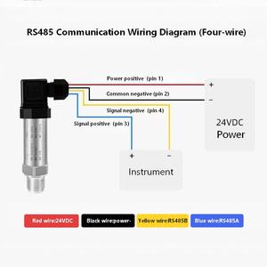 Trasmettitore di Pressione RS485 Modbus RTU |   Sensore di Pressione Digitale Baoxin BXZN-YL01W1 OEM per Monitoraggio Remoto e SCADA - Product Image 5