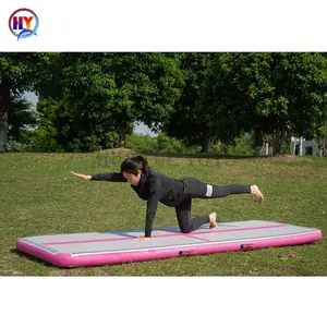 Custom Size Air Track 3m 4m 5m 6m 8m 10m gym mat waterproof exercise tumbling gymnastics Inflatable Air Track for Sale