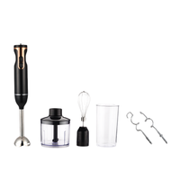 Mixeur Plongeant Électrique en Acier Inoxydable pour Usage Domestique et Hôtelier 400W 2 Vitesses Facile à Nettoyer