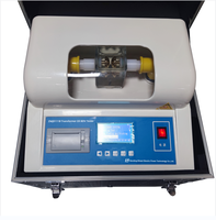 ZWJD111B Probador de Voltaje de Rotura de Aceite Portátil, Medidor de Resistencia Dieléctrica de Aceite para Transformadores, Kit 80kV 100kV BDV, Alta Precisión, 1 Año de Garantía