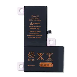 Bateria de celular de alta capacidade, melhor qualidade de alta capacidade para iphone 7 5 5S 5c se 6 6s 8 plus x xr xs max 11pro bateria de substituição oem