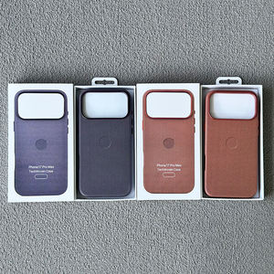 Coques de Téléphone Tendance JOYPORODO L163 en Cuir Tissé Technique pour iPhone 15 16 17 Pro Max, <span class=keywords><strong>Coque</strong></span> Arrière Magnétique Fundas - Product Image 1