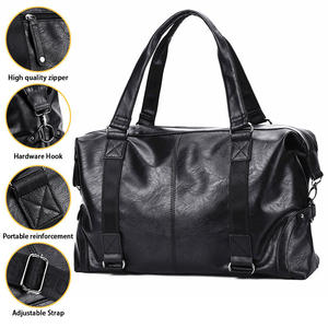 Sac de sport pour homme et femme, sac de sport de gym, séparation sec/humide, sac de voyage en polyester avec doublure en PU - Product Image 5