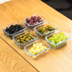 6 pièces (lot de 3) – Contenants en verre pour préparation de repas avec couvercles ventilés, hermétiques, grands récipients de stockage alimentaire en verre, idéaux pour offrir - Product Image 5