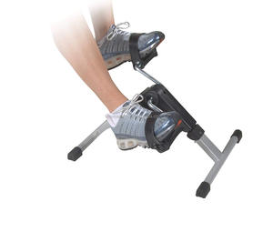 Mini vélo d'exercice avec écran LCD, pédalier d'exercice sous le bureau, cycle d'exercice pour les <span class=keywords><strong>bras</strong></span> et les jambes, pédalier de pied, marchepied - Product Image 6