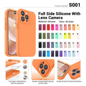 เคสซิลิโคนกันกระแทกสำหรับ iPhone รุ่น 12 13 14 15 16 17 18 Pro Max จากผู้ผลิต S001 - Product Image 3