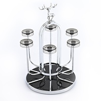6 tasses support de verre à boire tasse égouttoir organisateur tasse rotative support de séchage