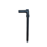 Connecteur adaptateur femelle 2 broches à 90 degrés, contacts dorés à souder, norme militaire IP67 13A, boîtier en acier au carbone, pour alimentation par fusion bout à bout