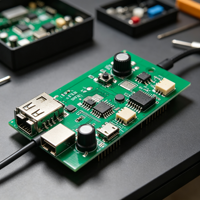 Module PCBA d'amplificateur audio personnalisé, carte d'amplification sans fil avec bouton de volume, alimentation Type-C