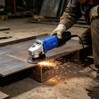 Meuleuses d'angle filaires à brosse HCC 850W 100 mm pour le meulage et le polissage à usage général