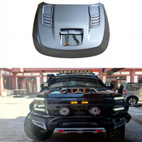 Capot Modifié Style TRX pour Pick-up JMC Dadao JMC Avenue – Capot avec Feux de Jour LED Ambre DRL – Accessoires de Mise à Niveau du Capot