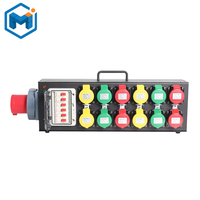 Petit boîtier électrique 12 voies 16A grand écran Led boîtier d'alimentation contrôleur boîte de Distribution de scène