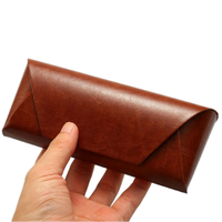 Étui à lunettes en cuir fait main, personnalisation multicolore, boîte à lunettes, emballage haut de gamme, prêt pour la vente en gros, pochette en PU