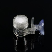 Diffuseur de CO2 4 en 1 pour plantes et poissons d'aquarium, atomiseur en acrylique transparent avec disque en céramique, compteur de bulles et ventouse