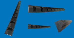 Elegante Perchero de Pared Negro con Múltiples Ganchos Angulados para Abrigos, Bolsos, Toallas y Accesorios - Product Image 3