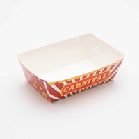 Prix d'usine personnalisé imprimé recyclé à emporter frites boîtes en papier Fast Food Burger Hamburger boîte d'emballage
