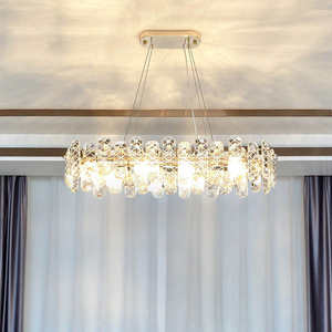 Decoración del hogar Led decoración del hogar marroquí techo redondo cristal círculo lámpara de araña - Product Image 3