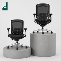 Chaise de Direction Ergonomique Haut de Gamme en Cuir avec Suivi Corporel Synchronisé, Siège Dynamique et Accoudoirs Réglables