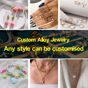 Maker Fashion Custom Silver Joyería de acero inoxidable Anillo de moda Pendientes Pulsera Colgante Collar-Fabricante directo - Product Image 4