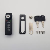 Mécanique Réarmable de Sécurité Sans Clé 4 Numérique Combinaison Cam Serrure avec clé Pour Armoire Casier