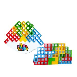 Venta CALIENTE 48PCs 3D Tetras Tower <span class=keywords><strong>Balance</strong></span> Stacking Blocks Game Building Blocks Toy o Kids & Adults Juego de mesa - Product Image 1