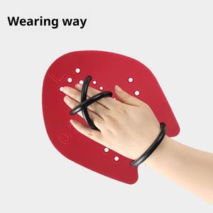 Pagaie en silicone durable transfrontalière à paumes pour l'entraînement de natation des hommes, femmes et adultes – Fournitures essentielles pour la natation – Vente en gros - Product Image 4