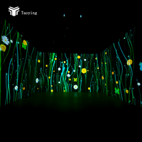 Salle de projection immersive, projecteur holographique 3D, cartographie immersive pour restaurant, hôtel, mariage, galerie d'art