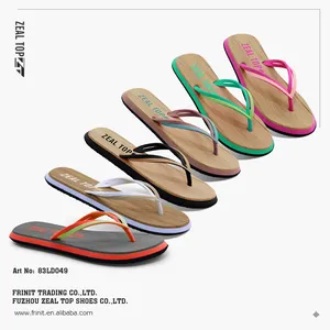 Flip-flop kadın moda sandalet düz topuk çift sapanlar renkli flip-flop özel logo olmayan kayma plaj terlikleri