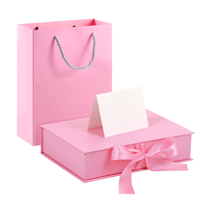 Bán Buôn Tùy Chỉnh Nắp Top Bìa Và Cơ Sở Dưới Cứng Nhắc Quà Tặng Giấy Quần Áo Bao Bì Hộp Với <span class=keywords><strong>Ribbon</strong></span> - Product Image 6