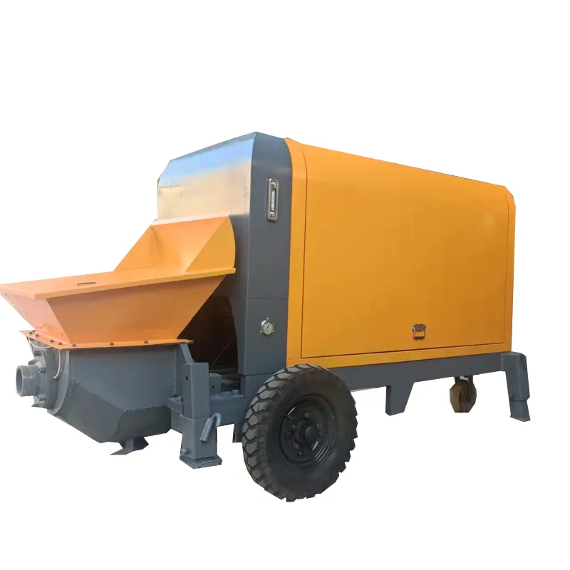 15-20cbm/H Bomba de hormigón diésel para remolque de camión montada de alta eficiencia de transporte