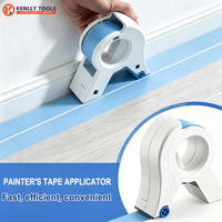 Applicateur de ruban de jointement ergonomique portatif avec coupe-joint métallique, rouleau de calfeutrage pour carrelage de cuisine et salle de bain