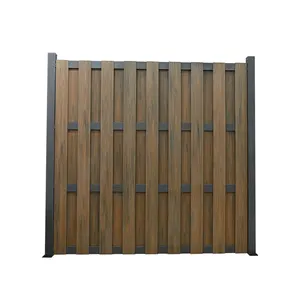 Best Selling Long Life Time Rot-Proof WPC Garden Composite Fencing