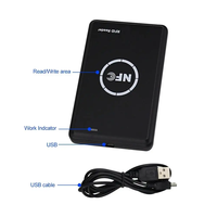 Lector de tarjetas inteligentes sin contacto NFC, copiadora RFID, duplicadora, programador USB, copiadora duplicadora de Control DE ACCESO DE 13,56 Mhz