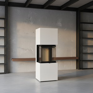 Stufa <span class=keywords><strong>a</strong></span> <span class=keywords><strong>Legna</strong></span> in Metallo <span class=keywords><strong>a</strong></span> Tre Lati Camiol con Design Tradizionale, Decorativa e da Tavolo per <span class=keywords><strong>Cucina</strong></span> e Ambienti Domestici - Product Image 1