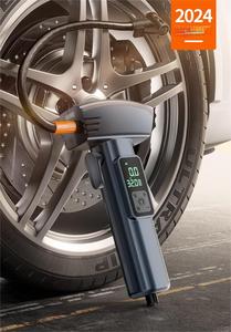 Pompa Ban Nirkabel Layar Digital 150PSI Kompresor Udara Isi Ulang Kabel Pengisian USB Palu Pelepas Udara 4500Mah PR - Product Image 3