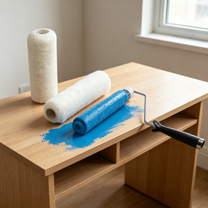 Rullo per Pittura in Pelle di Pecora di Alta Qualità, 9 Pollici, Senza Peli, Lana Senza Cuciture per Pittura di Pareti e Soffitti - Product Image 2