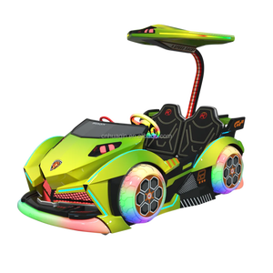 Trung tâm mua sắm công viên giải trí Pin Kid đi xe Radar cảnh báo sợi thủy tinh chống va chạm vui Kid đi xe để bán - Product Image 3