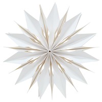 Ornement de Noël personnalisé, lanterne en papier blanc