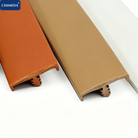 Bande de bordure autocollante en forme de T en PVC souple modifié pour les bords de meubles, de tables et de panneaux