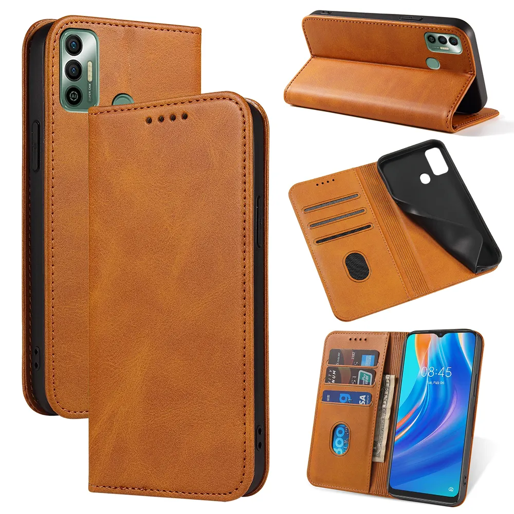 Book Phone Cover for Infinix Hot 10 Lite Hot 8 X653 Camon 15 17 Soft Pu Leather Phone Case Wallet Phone Cover