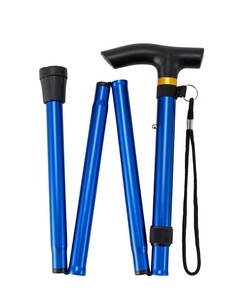 5-phần đa chức năng Kính thiên văn gấp Hợp kim nhôm chống trượt đi bộ đường dài leo núi đi Bộ thanh cho người cao tuổi Kích thước 95cm - Product Image 2