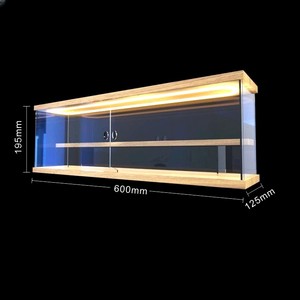Exhibidor de Acrílico Transparente de Alta Gama, Personalizado, de 3 Niveles, con Iluminación LED, para Figuras de Juguete y Modelos Modernos - Product Image 5