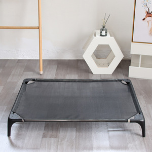Lit surélevé pliable d'extérieur pour animaux de compagnie, lit trampoline pour <span class=keywords><strong>chien</strong></span>, chiot, chat, <span class=keywords><strong>hamac</strong></span> en maille robuste avec cadre renforcé - Product Image 4