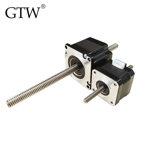 Moteur pas à pas non captif <span class=keywords><strong>série</strong></span> Nema 23 avec diamètre extérieur 9.525mm ou 10mm et divers fils de vis peuvent être choisis - Product Image 4